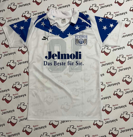 FC Zürich Shirt 1988-1991 Home - Retro Jerseys, FC Zürich Trikot, FC Zürich Retro