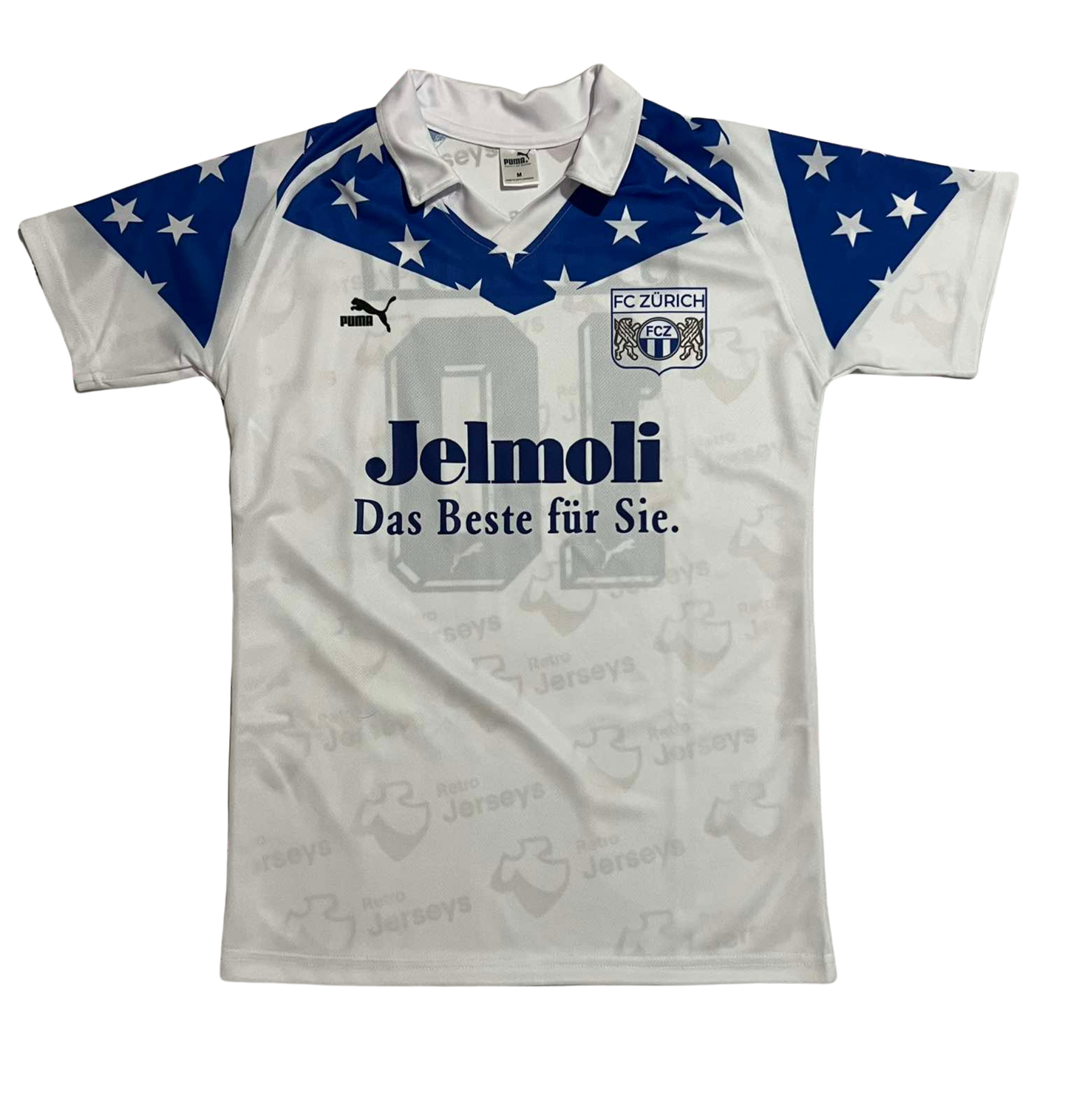 FC Zürich Shirt 1988-1991 Home - Retro Jerseys, FC Zürich Trikot, FC Zürich Retro