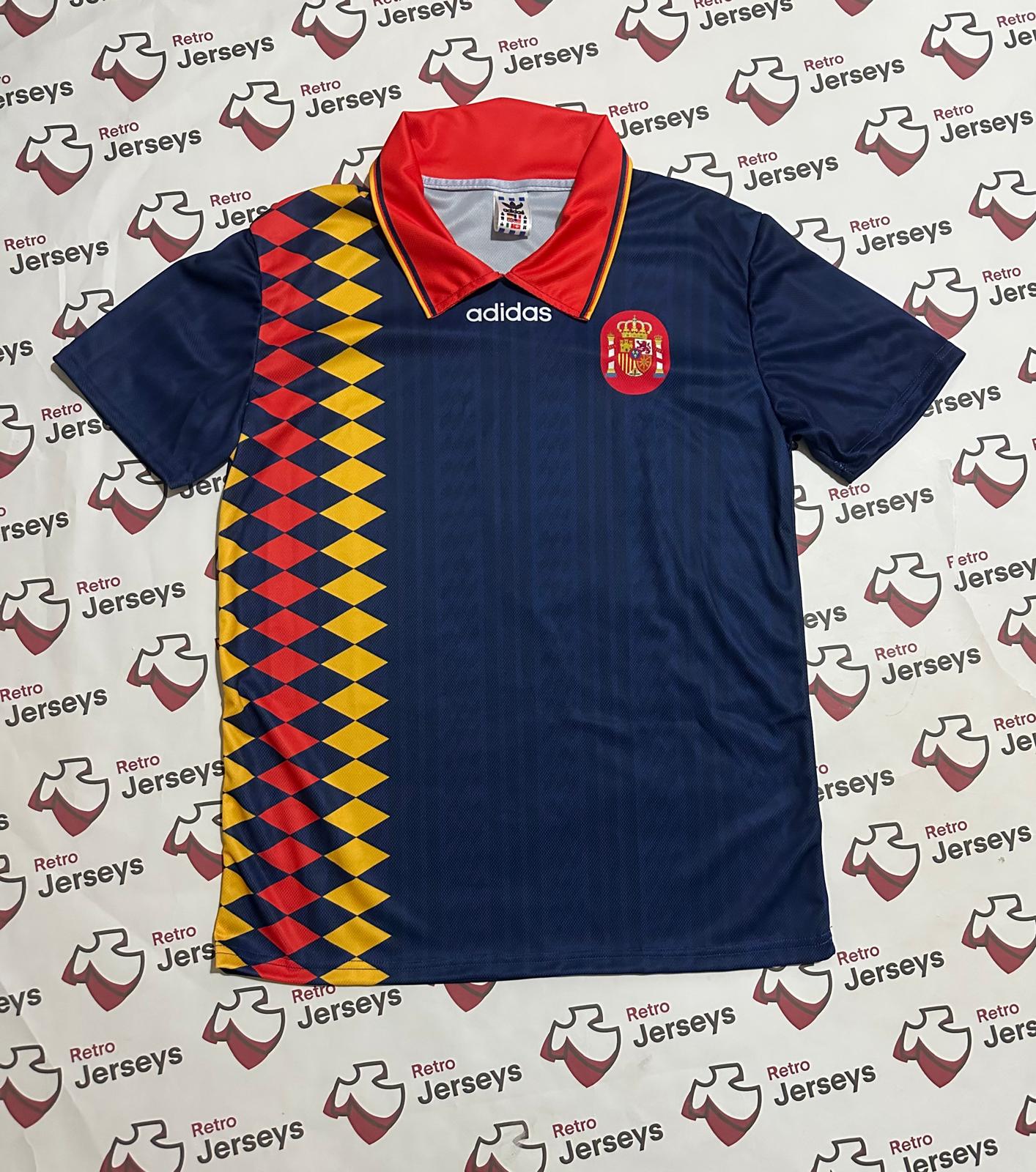 Spain National Shirt 1994 Third - Retro Jerseys, camiseta nacional de españa