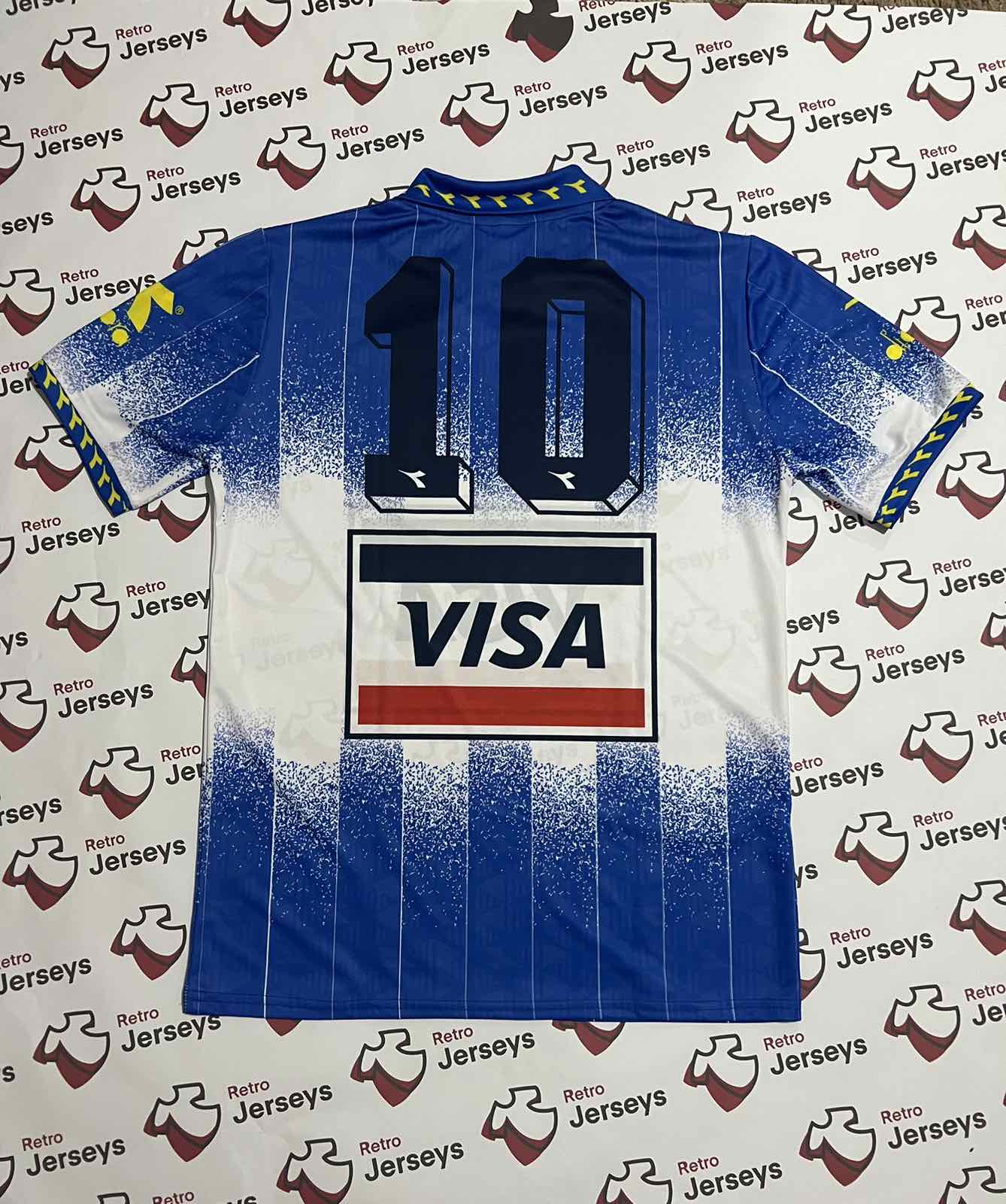 Maccabi Tel Aviv Shirt 1993-1994 Away - Retro Jersey, חולצה של מכבי תל אביב - Retro Jerseys