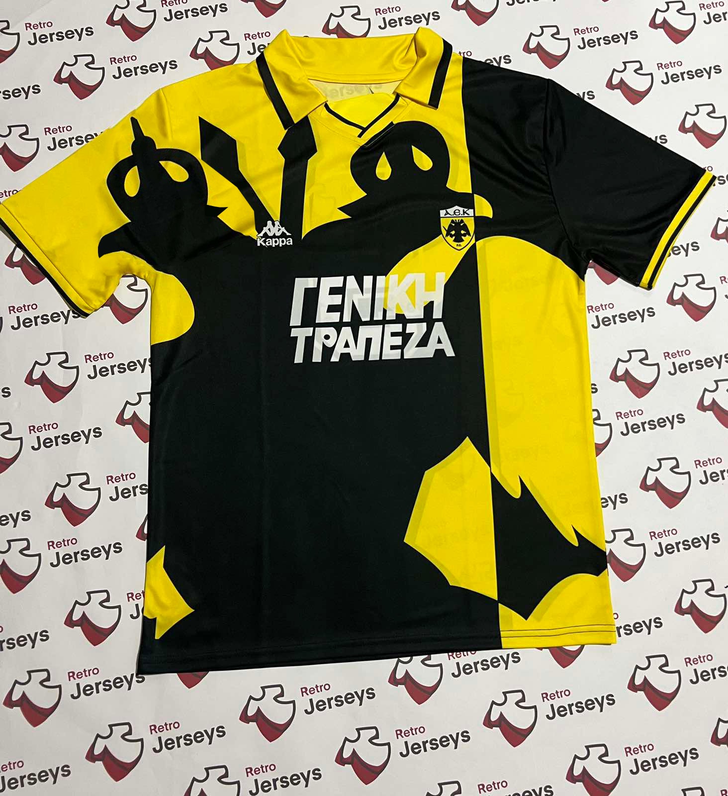 AEK Athens Shirt 1996-1997 Home - Retro Jerseys, φανέλα αεκ - Retro Jerseys