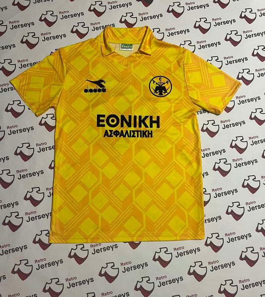 AEK Athens Shirt 1991-1992 Home - Retro Jersey, φανέλα αεκ - Retro Jerseys