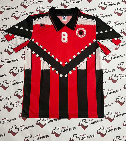 Albania National Shirt 1994 Home - Retro Jerseys, Fanella Shqipërisë - Retro Jerseys