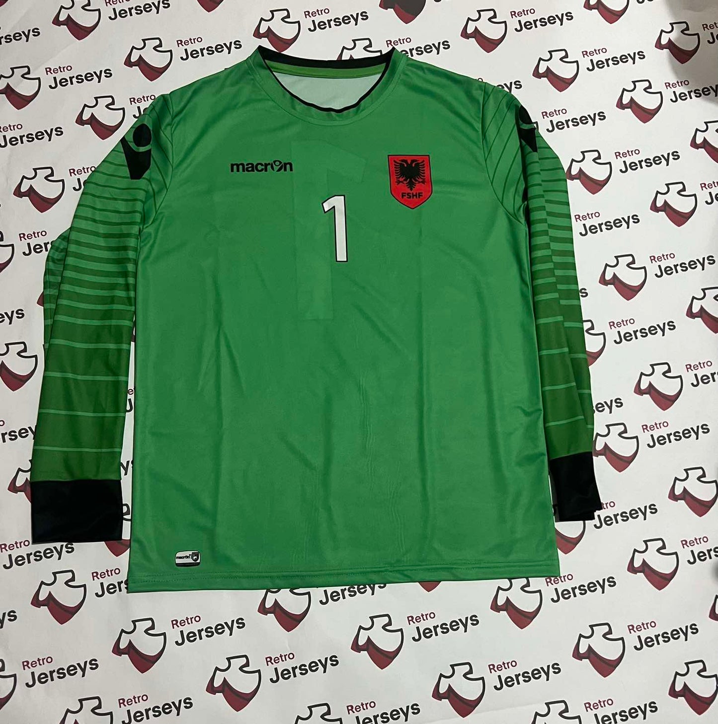 Albania National Shirt 2016-2017 Goalkeeper - Retro Jerseys, Fanella Shqipërisë - Retro Jerseys