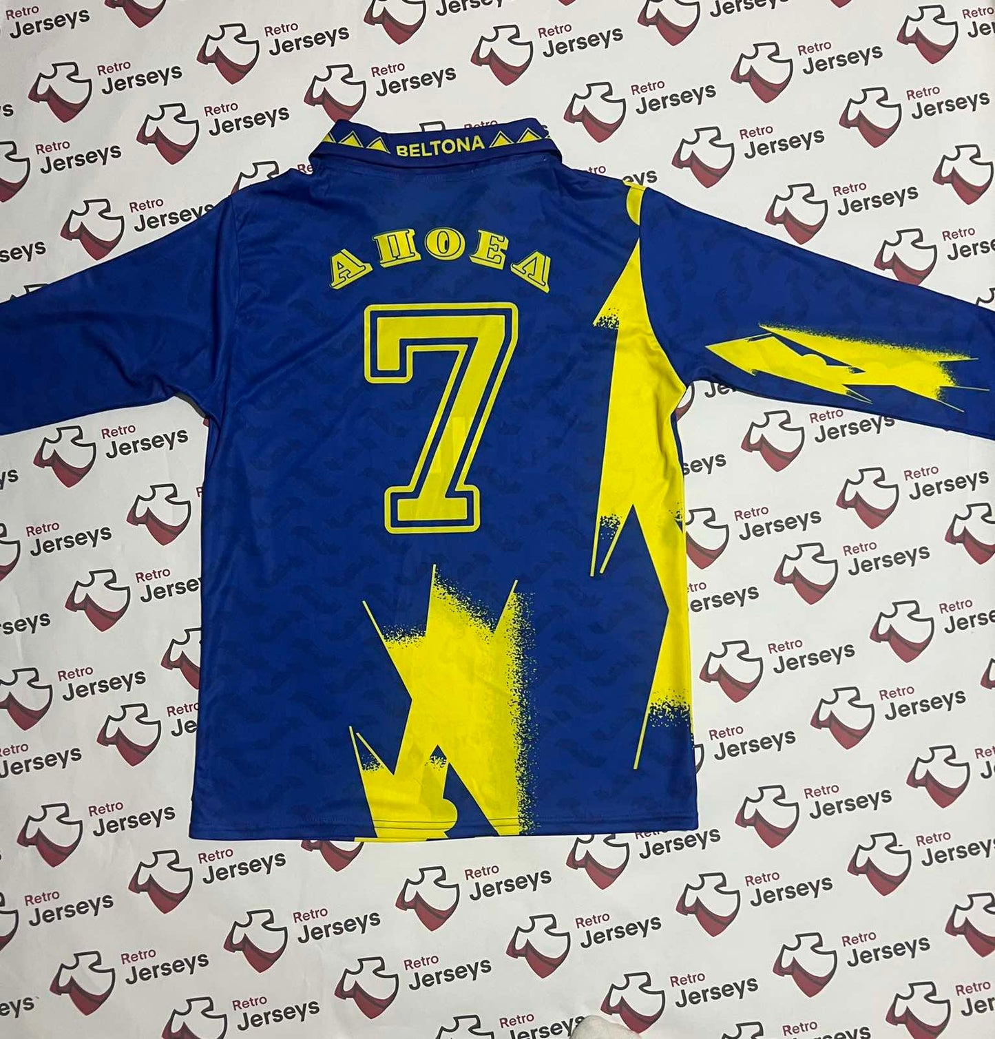 APOEL Nicosia Shirt 1995-1996 Away - Retro Jersey, φανέλα αποέλ - Retro Jerseys
