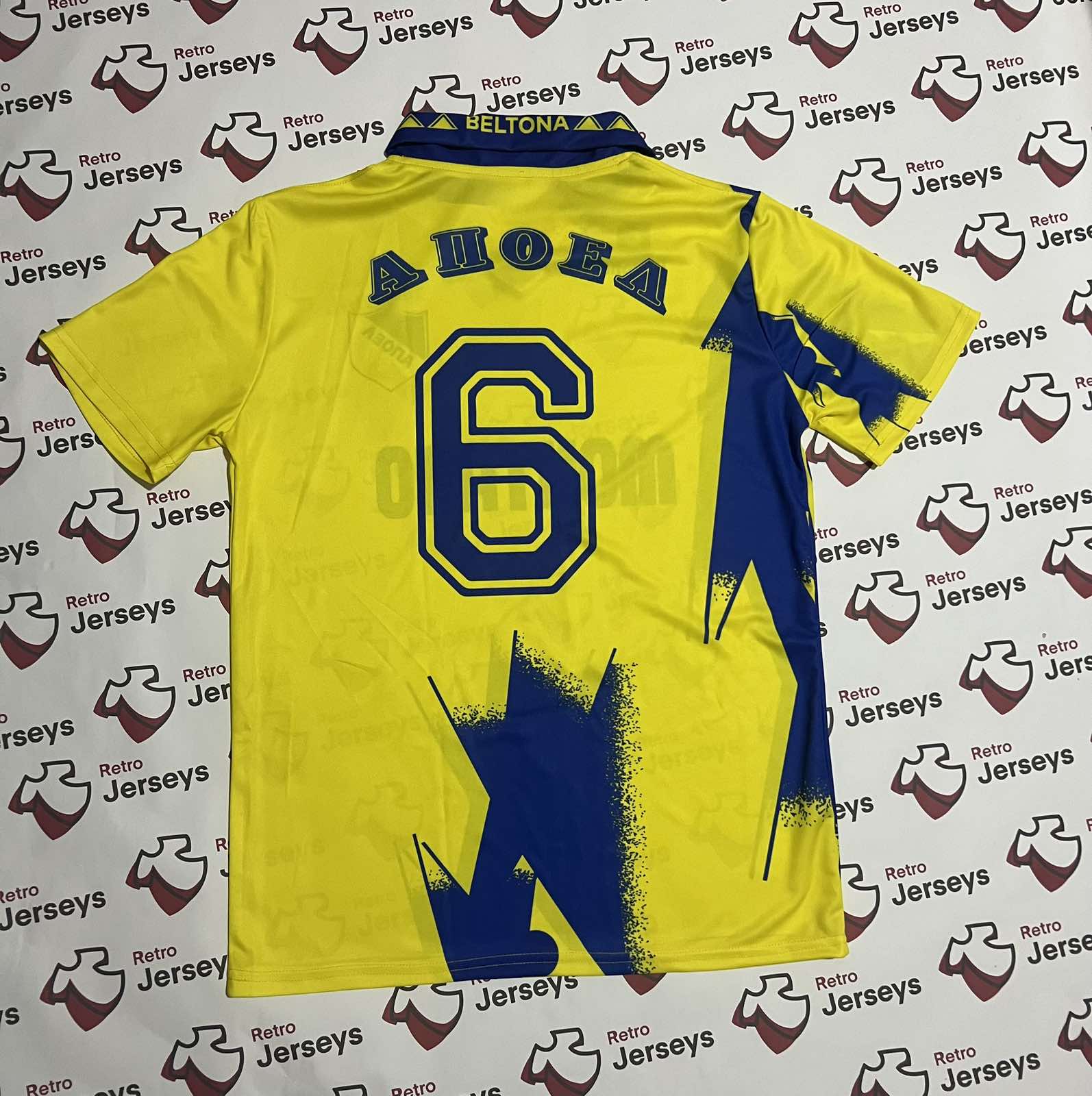 APOEL Nicosia Shirt 1995-1996 Home - Retro Jersey, φανέλα αποέλ - Retro Jerseys