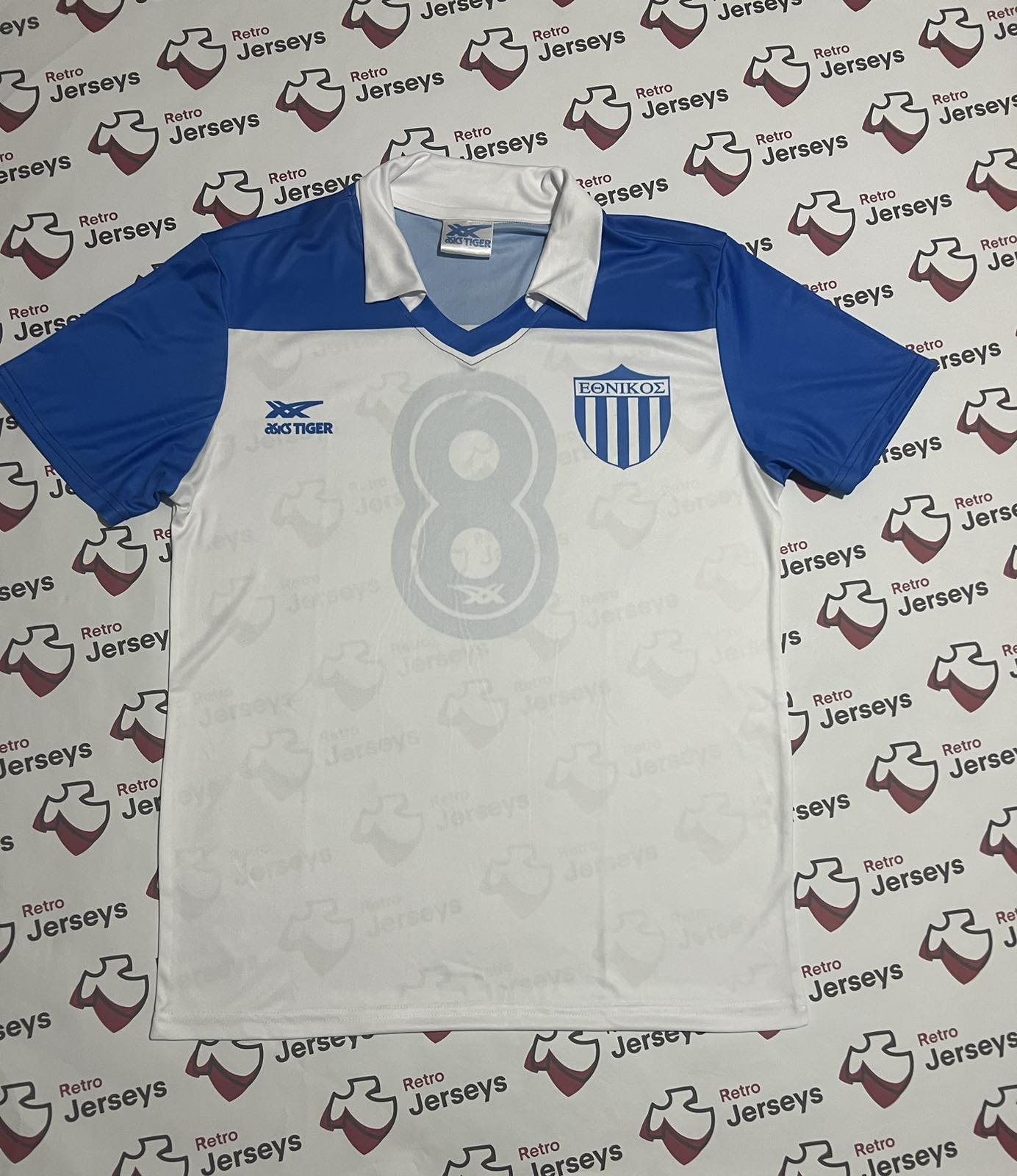 Ethnicos Piraeus Εθνικός Πειραιώς 1982-1983 Home - Retro Jerseys - Retro Jerseys