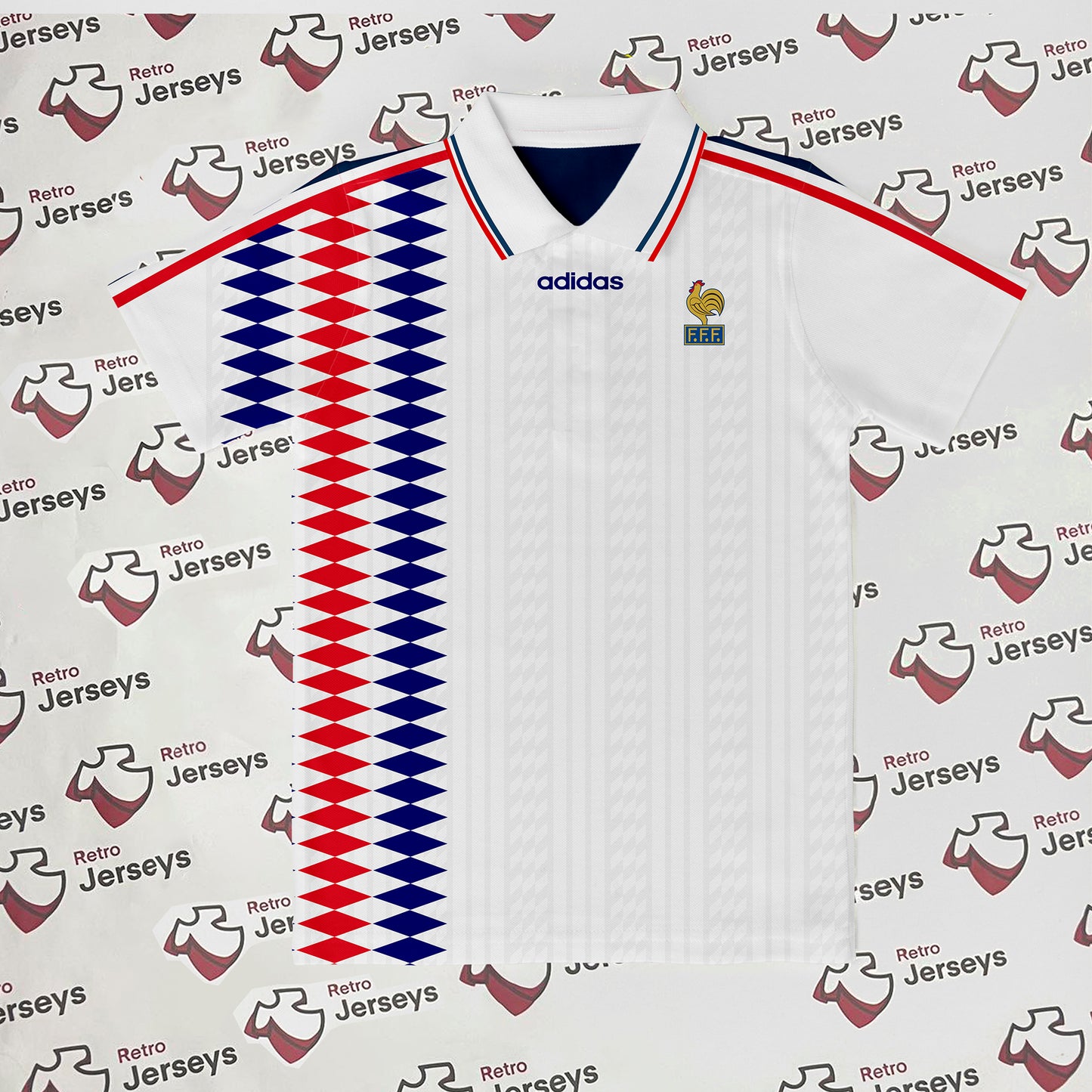 France National Shirt 1994 Away - Retro Jerseys, maillot France national - Retro Jerseys