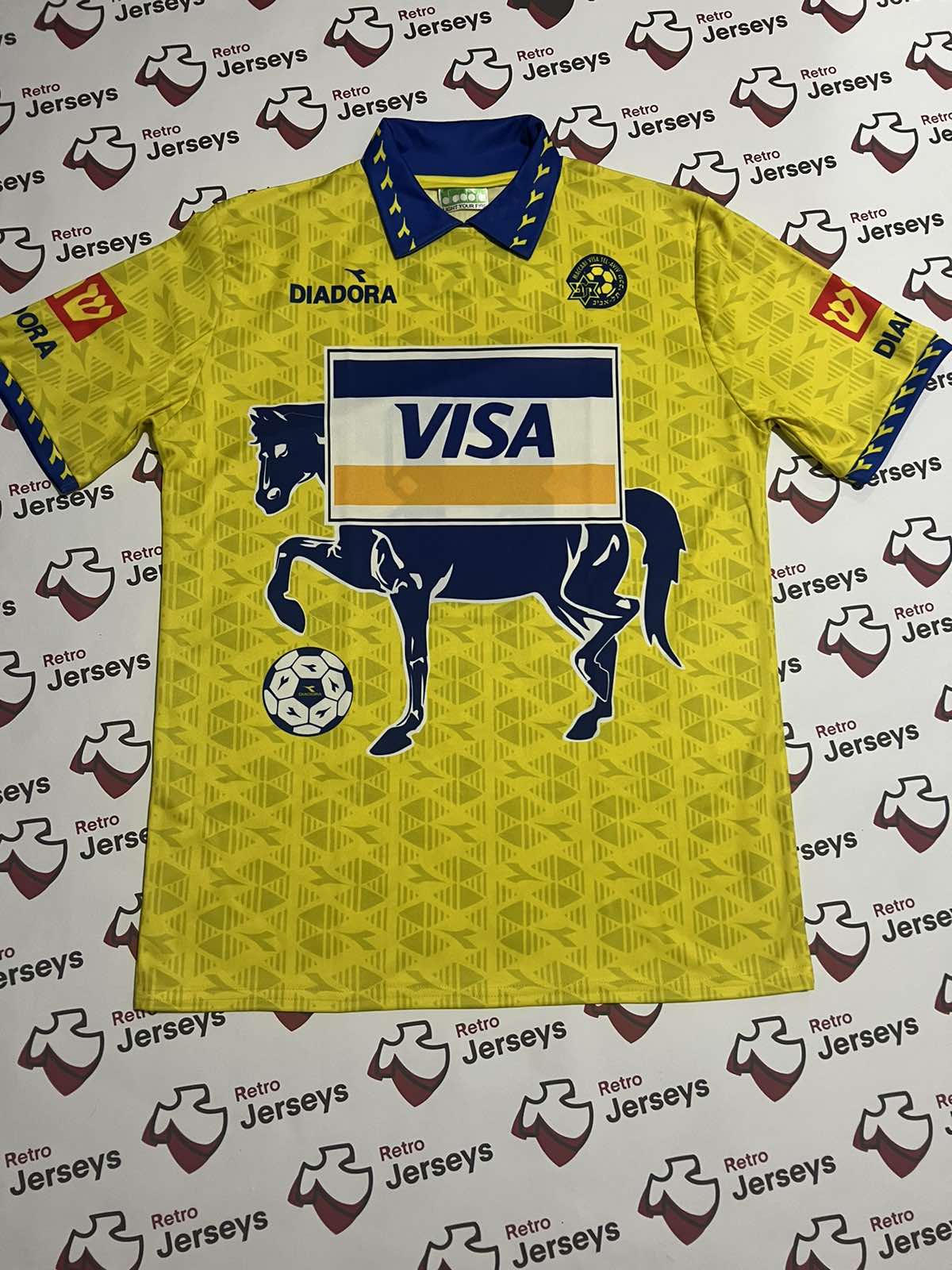 Maccabi Tel-Aviv 1996-1997 Home - Retro Jerseys, חולצה של מכבי תל אביב - Retro Jerseys