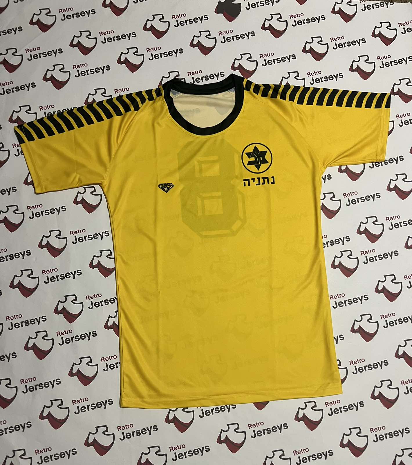 Maccabi Netanya Shirt 1977-1978 Home - Retro Jersey, חולצה של מכבי נתניה - Retro Jerseys