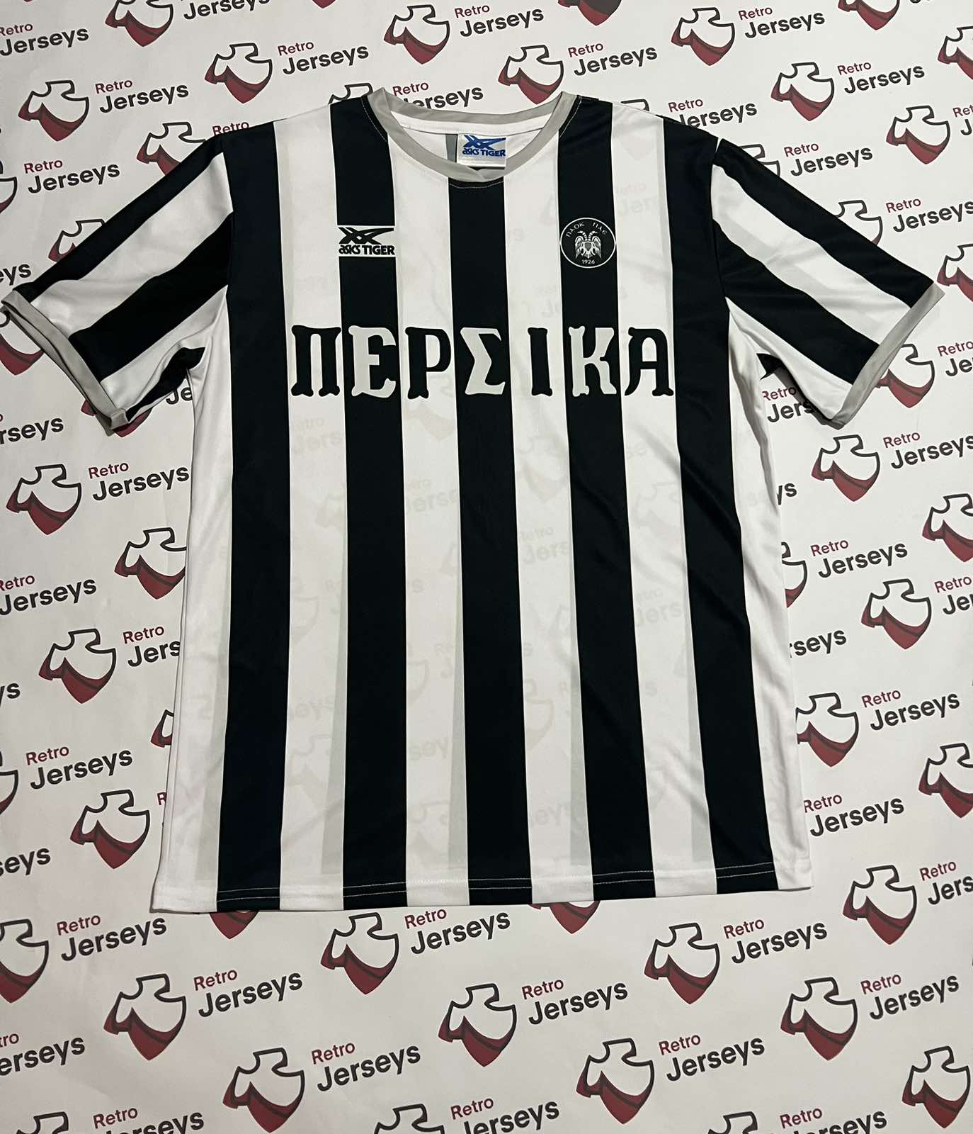 PAOK FC Shirt 1985-1987 Home - Retro Jerseys, φανέλα ΠΑΟΚ