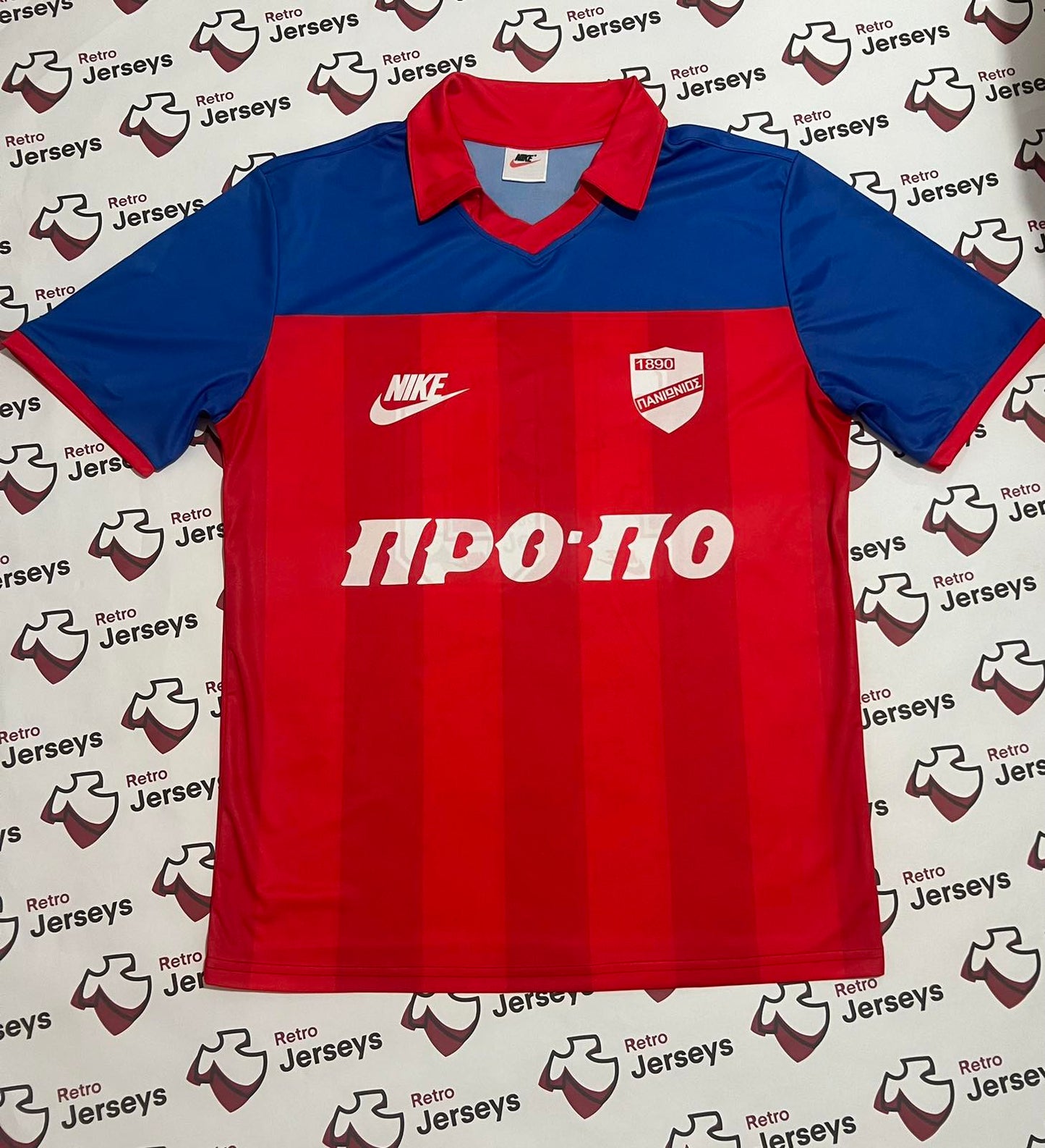 Panionios Shirt 1987-1988 Away - Retro Jerseys, φανέλα Πανιώνιος - Retro Jerseys