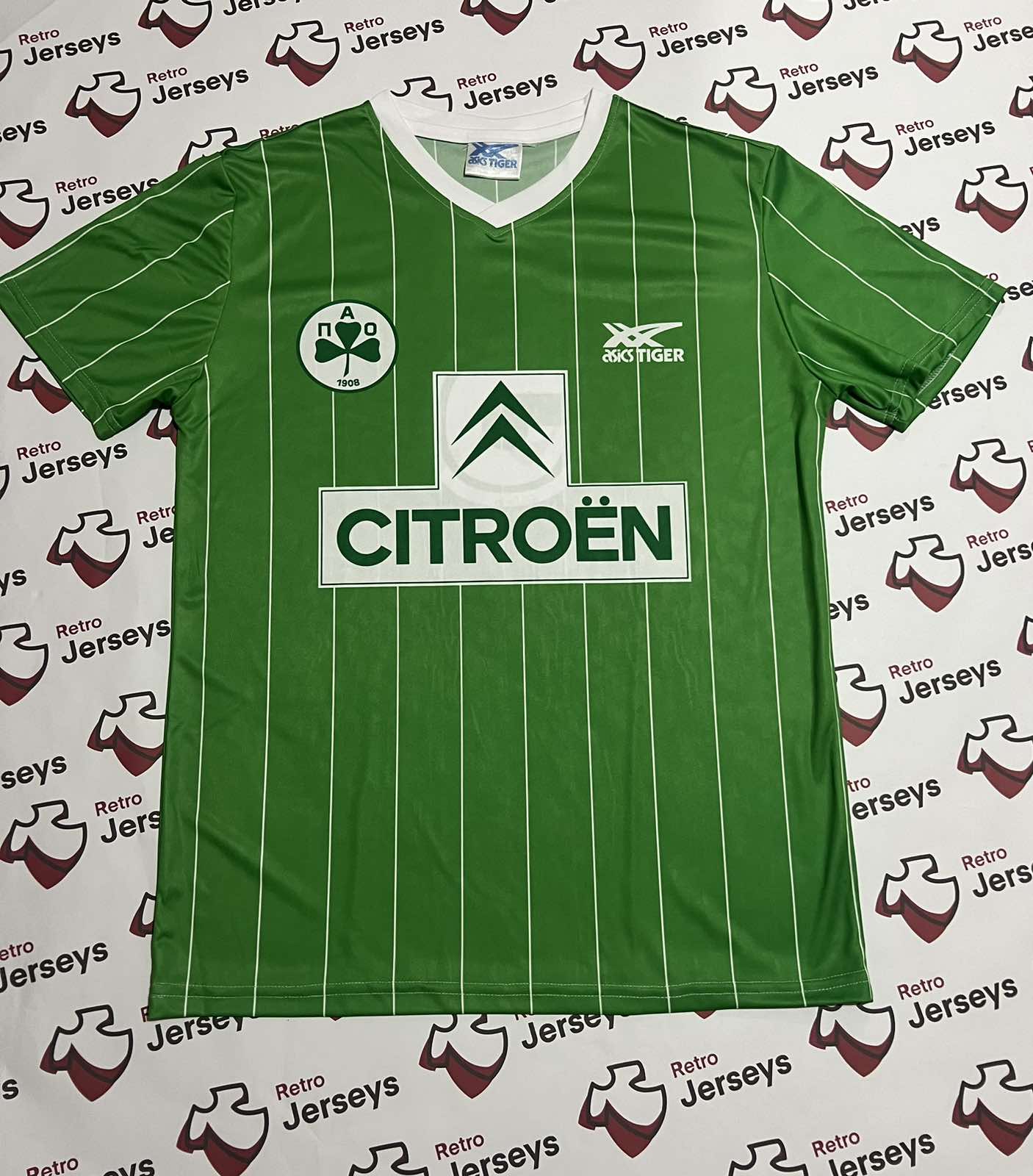 Panathinaikos Shirt 1983-1984 Home - Retro Jerseys, φανέλα Παναθηναϊκός