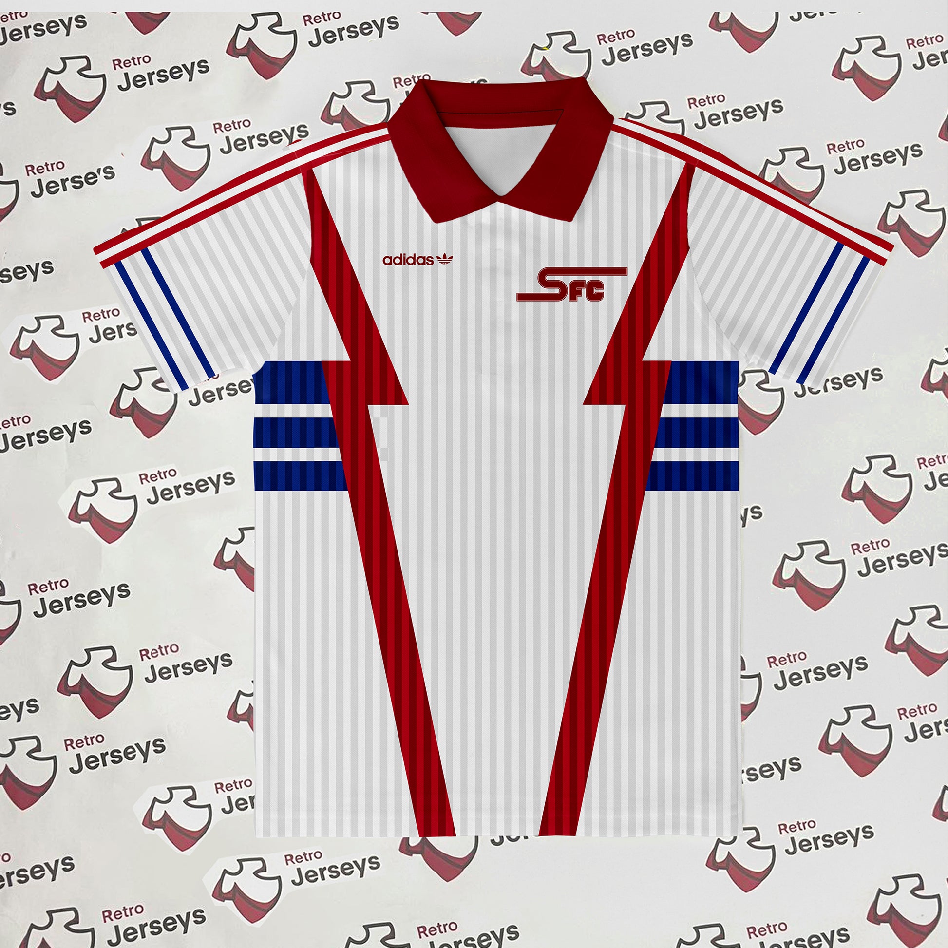 Servette FC Shirt 1990-1991 Away - Retro Jerseys, Servette FC Trikot - Retro Jerseys