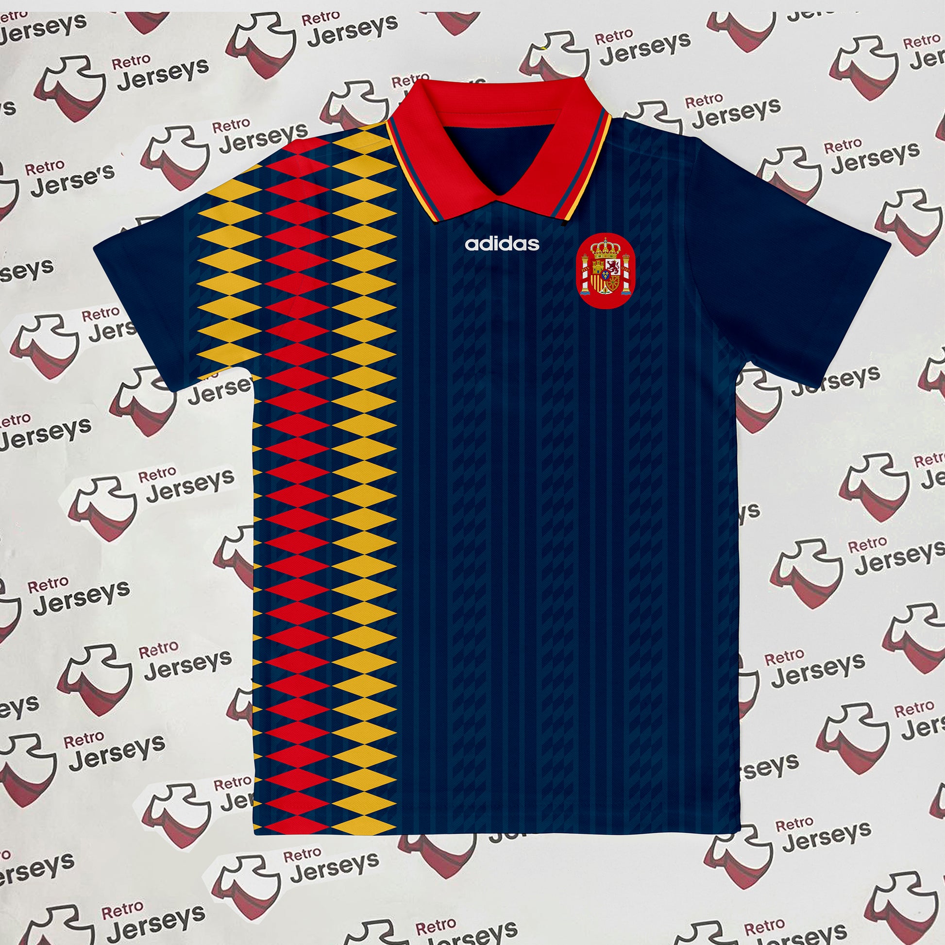 Spain National Shirt 1994 Third - Retro Jerseys, camiseta nacional de españa - Retro Jerseys