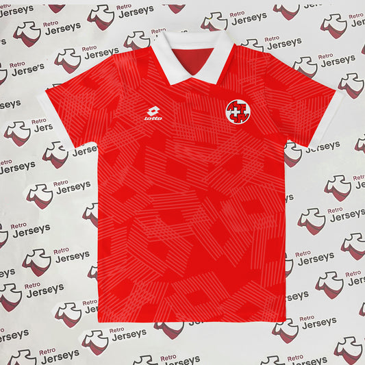 Switzerland National Team 1992 Home - Retro Jerseys