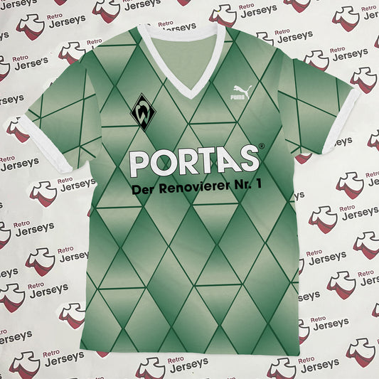 SV Werder Bremen Shirt 1989-1990 Away - Retro Jerseys, Werder Bremen Trikot - Retro Jerseys